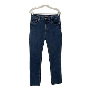 DL1961 Patti Straight High Rise Vintage Jean Women’s 29 Blue Skylark Split Hem